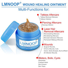 Load image into Gallery viewer, LMNOOP Wound Care Ointment: Pain Relief, Anti-Infection, Anti-inflammatory Cream for Chronic Wounds, Ulcers, Sores, Cuts, Piercing/Microneedling/Microblading/Laser Hair Removal/Tattoos Aftercare.
