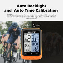 Load image into Gallery viewer, COOSPO Bike Computer Wireless GPS, Cycling Computer GPS Bike Tracker with Bluetooth /ANT+, Waterproof Bicycle Computer GPS Speedometer with Auto Backlight, 2.4 inch LCD Display
