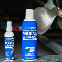 Load image into Gallery viewer, Nexus Green Non Toxic, Environmentally Friendly Marine Lubricant | American Made | Water Resistant, Non-Petroleum Oil Lubricant &amp; Preservative/Protectant | (11 oz Spray Bottle)
