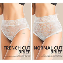 Load image into Gallery viewer, 5Mayi Womens Underwear Lace Panties for Women Briefs, French Cut, Size 7
