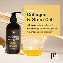 Load image into Gallery viewer, M3 Naturals Anti Cellulite Massage Oil Infused with Collagen and Stem Cell Natural Lotion Help Tighten Skin Tone
