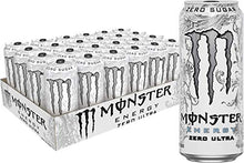 Load image into Gallery viewer, Monster Energy Zero Ultra, Sugar Free Energy Drink, 16 Ounce (Pack of 24)
