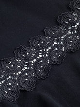 Load image into Gallery viewer, Kilottor Girls' Embroidery Lace Casual Sleeveless A-Line Flare Party Dress 9 Years 10Years KC110 (Black, 9-10Y)
