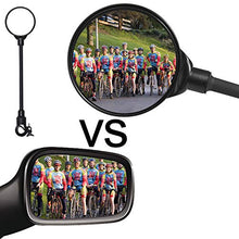 Load image into Gallery viewer, Bike Mirror Handlebar Mount, Convex Rear View Mirror for Mountain Road Bike |Adjustable Rotatable| Wide Angle and Shockproof Bicycle Accessories 2pack
