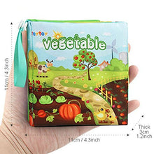Load image into Gallery viewer, teytoy My First Soft Book, Nontoxic Fabric Baby Cloth Books Early Education Toys Activity Crinkle Cloth Book for Toddler, Infants and Kids Perfect for Baby Shower -Pack of 6
