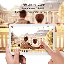 Load image into Gallery viewer, Tablet 10 inch, 3G Phablet Unlocked, Android 8.1 Go Tablets PC with Dual Card Slot, 1G+16GB, Dual Camera, GMS Certified, WiFi, Bluetooth, GPS - Silver
