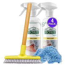 Load image into Gallery viewer, CHOMP Grout Cleaner And Brightener, Powerful Tile Floors Cleaning, For Showers, Bathrooms And Kitchens, Includes Easy Scrubber Grout Cleaner Brush To Refresh Grout And Remove Stains (2 Bottles x 32 Ounces)
