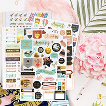 Load image into Gallery viewer, Aesthetic Gold Foil Planner Stickers - 1250+ Stunning Design Accessories Enhance and Simplify Your Planner, Journal and Calendar
