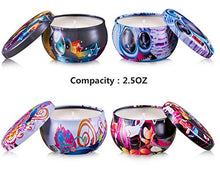 Load image into Gallery viewer, Ahyiyou DIY Candle Tins 7 Color 28 Piece, Round Containers with Lids&amp; Cotton Wicks for Candle Making, Arts &amp; Crafts, Storage &amp; More
