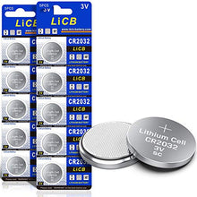 Load image into Gallery viewer, LiCB CR2032 3V Lithium Battery(10-Pack)
