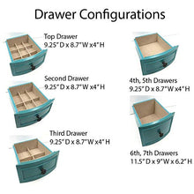 Load image into Gallery viewer, Hives and Honey Bailey Jewelry Armoire, Turquoise

