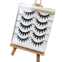 Load image into Gallery viewer, Okdeals 5 Pairs/set Trendy Women False Eyelashes Japanese Style Makeup Long Thick Eyelash Extension Beauty Cosmetic Tools
