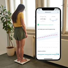Load image into Gallery viewer, Withings Body+ - Digital Wi-Fi Smart Scale with Automatic Smartphone App Sync, Full Body Composition Including, Body Fat, BMI, Water Percentage, Muscle &amp; Bone Mass, with Pregnancy Tracker &amp; Baby Mode
