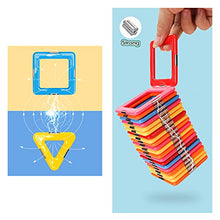 Load image into Gallery viewer, KIDCHEER Magnetic Tiles 72PCS STEM Toddler Toys for 3+ Year Old Boys and Girls Kids Castle Magnet Building Blocks Game Educational Stacking Gift for Boys &amp; Girls - Compatible with Major Brands Blocks
