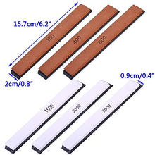 Load image into Gallery viewer, Pullkalia - New 6 PCS Sharpening Polishing Stone Block Kitchen Knife Sharpener Grit Tool Whetstone
