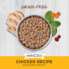 Load image into Gallery viewer, Instinct Grain Free Minced Recipe with Real Chicken Natural Wet Cat Food, 3.5 oz. Cups (Case of 12)
