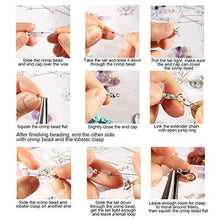 Load image into Gallery viewer, Crystal Beads for Jewelry Making, 2800PCS Natural Gemstone Beads for Earring Ring Making Kit with Spacer Beads Earring Hooks Pendants Charms Elastic String for DIY Jewelry Bracelets Beading Supplies
