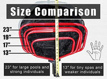 Load image into Gallery viewer, Pool Net Skimmer Fine Mesh - ProTuff Unlimited Free Replacements - 3X Faster Pro Grade Pool Nets for Cleaning Heavy Duty Leaf, Small &amp; Large Debris Messes
