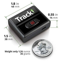 Load image into Gallery viewer, Tracki 2020 Model Mini Real time GPS Tracker. Full USA &amp; Worldwide Coverage. For Vehicles, Car, Kids. Magnetic Hidden small Portable Tracking Device. Child, elderly, Dog pet drone motorcycle bike auto
