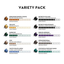 Load image into Gallery viewer, Nespresso Capsules OriginalLine, Espresso Variety Pack, Medium Roast Espresso Coffee, 100 Count Espresso Coffee Pods, Brews 3.7 ounce and 1.35 ounce
