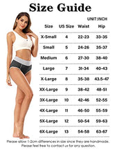 Load image into Gallery viewer, POKARLA Women's High Waisted Cotton Underwear Soft Breathable Panties Full Coverage Stretch Briefs Regular &amp; Plus Size(Small）
