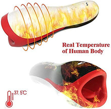 Load image into Gallery viewer, Intelligent Cup Sticker V-agina Pocket Püssy māsturbetion Toys Electric Toys with 10 Pump Sucking Modes Male Māssāger Automatic Telescopic Sucking Simulation Oral Sex Adült Toy Underwear
