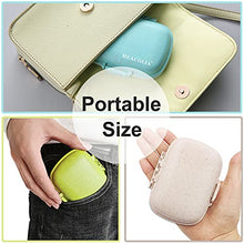 Load image into Gallery viewer, 3 Pack 8 Compartments Travel Pill Organizer Moisture Proof Small Pill Box for Pocket Purse Daily Pill Case Portable Medicine Vitamin Holder Container (Blue+Green+Khaki)
