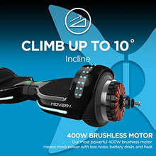 Load image into Gallery viewer, Hover-1 Origin Electric Hoverboard | 7MPH Top Speed, 6 Mile Range, 5HR Full-Charge, Built-In Bluetooth Speaker, Rider Modes: Beginner to Expert, Black
