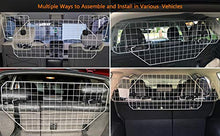 Load image into Gallery viewer, Adakiit Dog Barrier for SUV Car &amp; Vehicles, Adjustable Pet Barrier Car Gate Universal Fit Wire Mesh Dog Car Guard - Car Divider for Dogs Pets SUVs
