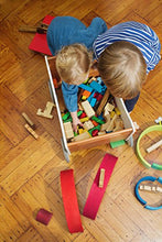 Load image into Gallery viewer, Kinderfeets, Toy Box, 2-in-1 Toy Storage and Walker with Bamboo Accent, Convenient and Classy Design
