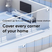 Load image into Gallery viewer, WYZE Cam Outdoor Starter Bundle (Includes Base Station and 1 Camera), 1080p HD Indoor/Outdoor Wire-Free Smart Home Camera with Night Vision, 2-Way Audio, Works with Alexa &amp; Google Assistant, white
