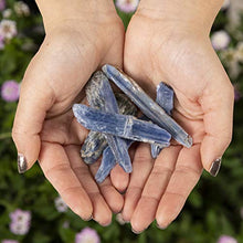 Load image into Gallery viewer, KALIFANO Kyanite Blade Bundle with Healing &amp; Calming Effects - High Energy Reiki Crystal Used for Meditation and (Information Card Included)
