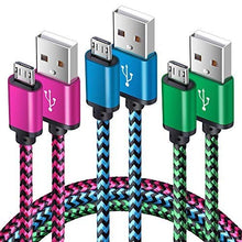 Load image into Gallery viewer, Micro USB Charging Cable[3Ft/3Pcs], AILKIN Android Charger Fast Long Braided Cord for Samsung, Kindle Fire, Xbox, Sony, Playstation, Moto, LG, Camera
