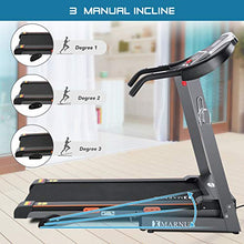 Load image into Gallery viewer, Treadmill Electric Motorized Running Machine with 2.5 HP Power 15 Preset Programs 17''Wide Tread Belt 8.5 MPH Max Speed for Home Use
