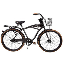 Load image into Gallery viewer, Huffy 26” Nel Lusso Men's Single-Speed Comfort Cruiser Bike, Charcoal
