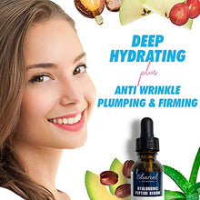 Load image into Gallery viewer, Ebanel Hyaluronic Acid Serum for Face with Peptides, Deep Hydrating Anti Aging Serum, Visibly Plump, Firm &amp; Smooth Skin, Reduce Redness with Vitamin C, E and B5, Niacinamide, Aloe, Jojoba Oil, MSM
