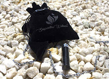 Load image into Gallery viewer, Natural Black Tourmaline Crystal Healing Necklace - for Root Chakra | Dispels Negative Energy. Guards Against Environmental Pollutants. Natural Stress Aid. Stimulates Optimism, Awareness, Happiness
