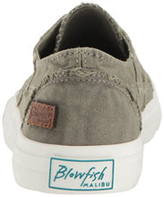 Load image into Gallery viewer, Blowfish Malibu Women's Marley Fashion Sneaker, Steel Grey Color Washed Canvas, 10 Medium US
