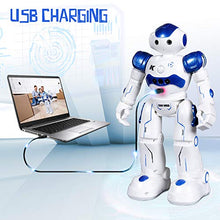 Load image into Gallery viewer, SGILE RC Robot Toy, Gesture Sensing Remote Control Robot for Kid 3-8 Year Birthday Gift Present, Blue
