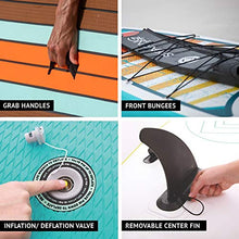 Load image into Gallery viewer, BOTE Breeze Aero Inflatable Stand Up Paddle Board, SUP with Accessories | Pump, Paddle, Fin &amp; Travel Bag (Native Eclipse, 10'8")
