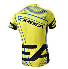 Load image into Gallery viewer, ORBEA Pro Cycling Jersey Short Sleeve Yellow Bike Top Quick Dry Men Summer Bicycle Clothes
