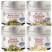 Load image into Gallery viewer, Super Salad Seasonings Collection| 4 Gourmet All Natural Spice Blends | Small Batch, Non GMO | Sustainably Sourced, Super Premium | Artisanal Spice Blends, Marinades, and Rubs | Gustus Vitae
