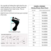 Load image into Gallery viewer, CAMEL CROWN Hiking Shoes Men Breathable Non-Slip Sneakers Lightweight Low Top for Outdoor Trailing Trekking Walking Dark Gray
