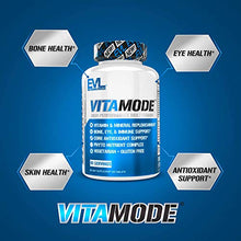 Load image into Gallery viewer, Evlution Nutrition VitaMode High Performance Men’s Multivitamin, Full Spectrum Vitamins &amp; Minerals, Immune Health, Vitamin C &amp; D, Zinc, Antioxidants, Skin, Hair, Bone, Eye Health (60 Servings)
