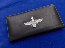 Load image into Gallery viewer, Genuine Leather Farohar Checkbook Cover Farvahar Wallet Iranian Persian Gift Iran
