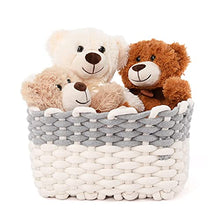 Load image into Gallery viewer, MorisMos 3 Packs Teddy Bear Stuffed Animals Plush - 13.5 Inches Height Cute Plush Toys in 3 Color Light Brown,Dark Brown,White Teddy Bears - 3 Pcs Little Bear Stuffed Animals
