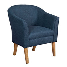 Load image into Gallery viewer, HomePop Chunky Textured Accent Chair, Blue
