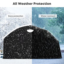 Load image into Gallery viewer, Quictent Heavy Duty Motorcycle Shelter Shed Cover Storage Garage Tent with TSA Code Lock &amp; Carry Bag, Small Size
