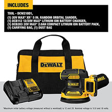 Load image into Gallery viewer, DEWALT 20V MAX* Random Orbit Sander, 5-Inch, Cordless Kit (DCW210D1)
