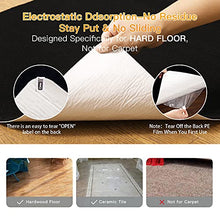Load image into Gallery viewer, Office Chair Mat for Hardwood &amp; Tile Floor, 55"x35" Computer Gaming Rolling Chair Mat, Under Desk Low-Pile Rug, Large Anti-Slip Floor Protector for Home Ofiice (Black)
